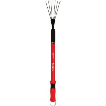 Corona GT 3050 - Rastrillo de Mango Extensible extiende el Alcance hasta 34 Pulgadas Rojo 18-36 Pulgadas