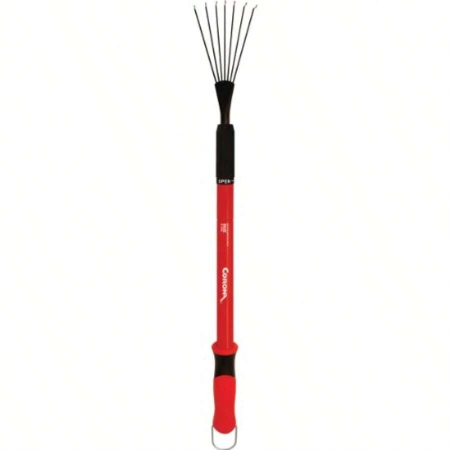 Corona GT 3050 - Rastrillo de Mango Extensible extiende el Alcance hasta 34 Pulgadas Rojo 18-36 Pulgadas - rojo - Ver 1