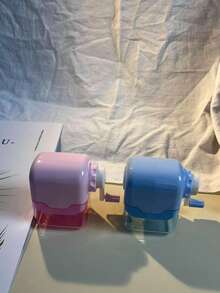 2pcs/1pc Hand Crank Pencil Sharpener, Essential For Students