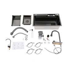 YUNRUX Kitchen Sinks - Black - View 6