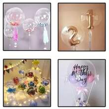 50 Globos Bobo Globos Burbuja Ballón Pvc Transparente 18in UCPW - Claro - Ver 1