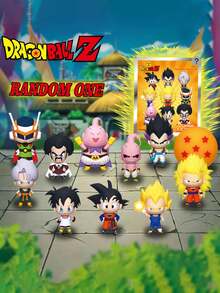 Crunchyroll 1PC/2PCS DragonBall Officially Licensed 3D Anime Characters Series Mystery Blind Bag Keychain Goku Gohan Bulma Bag Clip Surprise Box Lucky Box Eleven Random One Cute Cartoon Character Bag Hanger Decoration Birthday Party Christmas Gifts