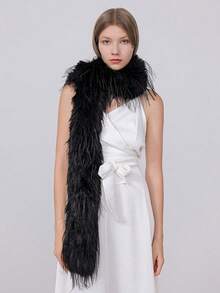 1 Peça Lenço Grosso e Quente de Cor Sólida para Mulheres, Lenço Grosso Personalizado de Alta Qualidade com Vibração Chique de Palco, Acessório Versátil de Cosplay Y2K