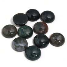 5/10pcs/Pack Natural Agate Crystal Semi-Circle Gemstone Cabochon, 4-25mm, DIY Jewelry Making Supplies - Agate Interface - View 9