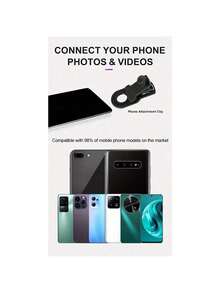 18X-25X Telephoto Phone Lens For Camping & Outdoor Photography - High Magnification Zoom, Compatible With IPhone & Android, Universal Fit For Most Smartphones