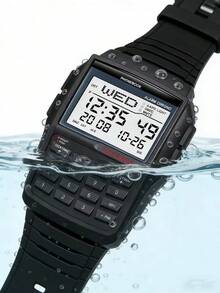 Reloj digital militar LED de la marca G, reloj deportivo para hombres, reloj cronógrafo multifunción con alarma para hombres, reloj electrónico resistente al agua - Multicolor - Ver 1