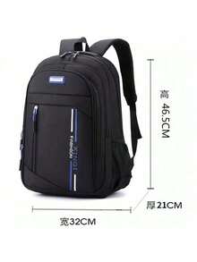 Women's And Men's Waterproof Nylon Multi-Purpose Backpack For Travel Or Work. - 橘色 - 查看 3