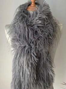 1 Peça Lenço Grosso e Quente de Cor Sólida para Mulheres, Lenço Grosso Personalizado de Alta Qualidade com Vibração Chique de Palco, Acessório Versátil de Cosplay Y2K