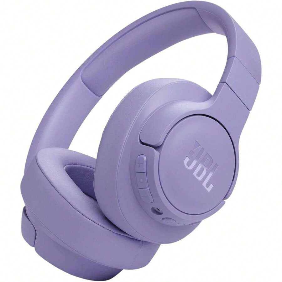 JBL Tune 770NC Wireless Over-Ear Headphones, Adaptive Noise Cancelling, Bluetooth 5.3, 70H Long Battery, Speed Charge, Foldable Lightweight Design - Purple - 紫色 - 查看 1