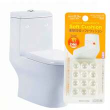 24pcs Anti-Collision Pads, Muffler Buffer Stickers, Toilet Lid Water Tank, Cabinet Anti-Collision, Doors And Windows Anti-Skid Rubber Particle Furniture Dust-Proof And Quiet - Transparent - View 1