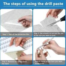 Pegatina de diamantes de imitación de cristal autoadhesiva, 12cm*20CM cinta de diamantes de imitación de vidrio brillante, pegatina para Artes/manualidades, bricolaje, evento, coche, teléfono, zapatos, decoración N2QG - Multicolor - Ver 5