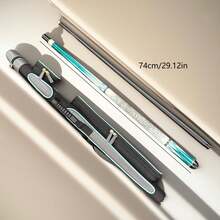 Étui de queue de billard haut de gamme fait main en PVC - Ajustement universel pour les queues 1/2 pièce, résistant aux rayures et à l'abrasion, embout de 11,5 mm, sac de rangement portable de qualité professionnelle, idéal pour les passionnés de billard - Bleu lagon - Voir 5