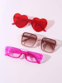 三款情人节搭配：果冻心形街头风穿搭、海洋主题时尚眼镜和心形眼镜，打造可爱又搞怪的照片。 - 彩色 - 查看 7