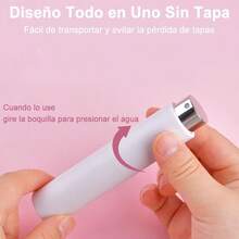 10ml Mini Atomizador Perfume Recargable 2 Piezas Dispensador de Perfume Viaje Perfume Portátil y Fácilmente Transferible Botella de Spray 2 Piezas - 2Piezas - Ver 2