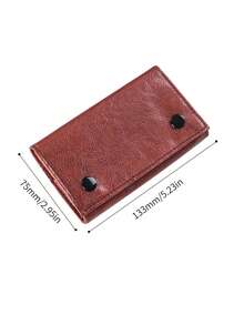 Hộp đựng thuốc lá giả da lộn cao cấp - Dành cho cả nam và nữ, thiết kế nhiều ngăn, túi mềm, khóa kéo an toàn, móc kim loại, phụ kiện hút thuốc | Hộp giả da thời trang | Móc kim loại, kẹp thuốc lá, túi đựng thuốc lá cuốn tay bằng da - Nhiều màu - View 10