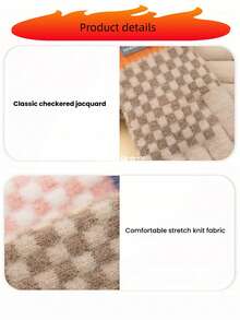 1 paire de gants tricotés bicolores à carreaux, chauds et compatibles avec les écrans tactiles, convenant pour le port quotidien, les étudiants universitaires, le cyclisme, les fêtes, les occasions décontractées. Peuvent être offerts comme cadeaux de vacances à des amis et à la famille. Gants d'hiver essentiels pour les activités extérieures, les sports et le cyclisme. - Multicolore - Voir 7