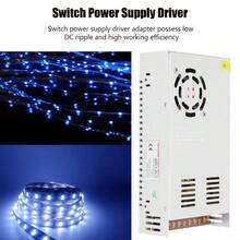 Fuente de Alimentación de Interruptor, Adaptador de Controlador de Barra de Luz de Pantalla LED de Aleación de Aluminio S-360-12(12V/30A/360W) - Plateado - Ver 3