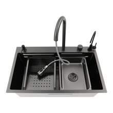 YUNRUX Kitchen Sinks - Black - View 4