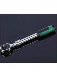 72-Tooth Polished Chrome Ratchet Wrench With Non-Slip Handle, Easy To Operate, Suitable For Beginners, Telescopic Wrench - Multicolor - View 12