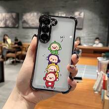 Funda de Teléfono de Dibujos Animados de  para Samsung Galaxy S25/S24/S22 FE/Ultra Plus 4G/5G - Cubierta Protectora de Gel Suave Transparente a Prueba de Golpes - Colores mixtos 1 - Ver 4