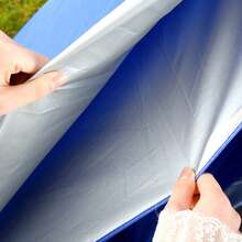 Paraguas de playa plegable para exteriores - Azul - Ver 6