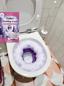 JAYSUING 厕所清洁粉，适用于清洁厕所，去除异味，清除水垢，去除釉面，令马桶洁净清香。使用方便快捷。是馈赠亲友的理想之选，尤其适合节日送礼。（新旧版本随机发货。） - 彩色 - 查看 3