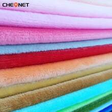 CHEONET 1片/2片/4片装超柔软弹力预裁毛绒面料 | 50x160厘米/19.7x62英寸,纯色,适用于DIY缝纫、工艺品、服装、家纺、拼布,仅限手洗 - 彩色 - 查看 6
