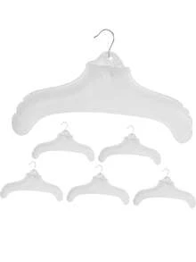 Inflatable Travel Clothes Hanger, White Round Shoulder, Handwashable, With Metal Hook, Hang Dry, Compact, Space-Saving, Foldable, Portable, Non-Slip - Multicolor - View 1