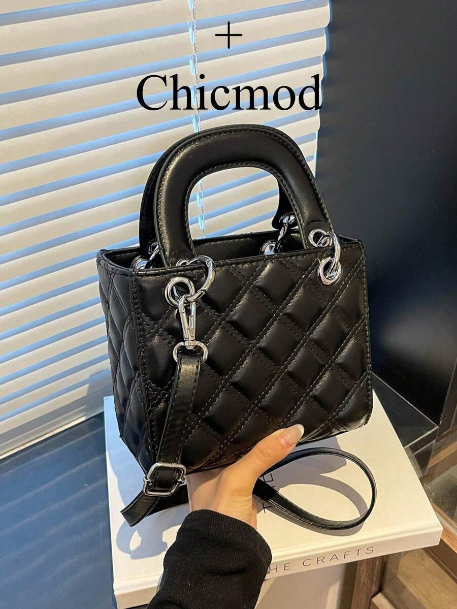 时尚新款女士手提包，纯色简约PU小方包，优雅别致，适合约会、购物等各种场合，百搭实用，配有蝴蝶结和仿珍珠装饰，是情人节的理想礼物，适合购物、用作钱包，也适合年轻女性、大学生、新婚夫妇、上班族女性，适用于办公室、大学、工作、商务、通勤、户外活动、旅行和郊游等各种场合。