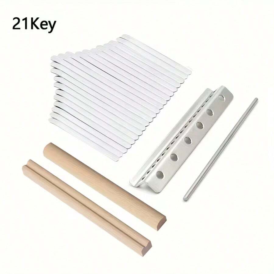 OUMINGYQ Kalimba Keys DIY Accessories 17/21 Tone Thumb Piano Universal Replacement Keys - Multicolor - View 1