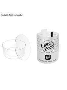 1/3pcs Adjustable Round Cake Mold, Expandable Soft Candy Mold, Mousse Cake Ring, Acrylic Round Baking Mold, Cake Kitchen Tool Accessory