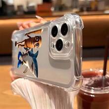 Funda para teléfono: Hot Game ITALIANOS BRAINROTS Funda de teléfono con diseño de animales y dibujos animados para iPhone 16, 15, 14, 13, 12, 11 Pro Max, X, XR, XS Max, 8, 7 Plus - Cubierta trasera transparente suave y resistente a impactos - Color 1 - Ver 4