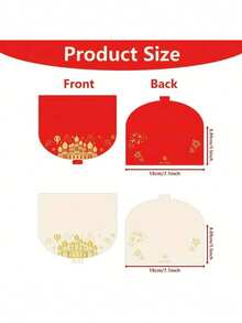 1/5/10 Stücke Geschenk Rote Umschläge, Bargeld/Geschenkgeld Umschläge, Folienprägung Design, geeignet für Party/Feiertag/Neujahr/Familie/Freunde Anlässe, Rote Umschläge, geeignet für chinesisches Neujahrsfest Dekoration, Geschenkverpackung und einzigartige Sammlung, Rote Festivalrote Päckchen, können Bargeld, Geschenke, kleine Präsente aufnehmen - Party und Heimdekoration - passen in die meisten Standardbriefkästen, Feiertags Roter Umschlag Design, exquisite Festivaldesigns, hochwertige Bedruckung - Verschiedenfarbig - Übersicht 7