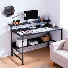 Escitorio Muebles Para Pc Escritorios Minimalistas - Negro - Ver 2