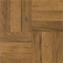 Achim Imports FTVWD22545 Tivoli 3 Finger Medium Oak Parquet Self Adhesive Vinyl Floor Tile-45 Tiles 45 sq. ft. 12 x 12 Piece - Roblemedio3Fngr - Ver 1