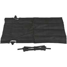 Luqeeg Silla de Playa Reclinable Portátil, Vibrante, con Bolsillo y Respaldo Ajustable, para Baños de Sol y Campamento, Color Beis(Negro) - Multicolor - Ver 8