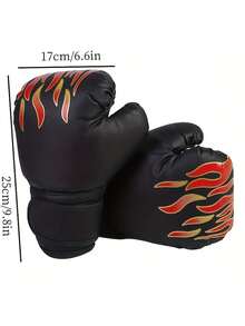 3-In-1 Boxing Set - Focus Mitts, Kicking Pads, Boxing Gloves, Boxing Equipment (5pcs) - Multicolor - View 5