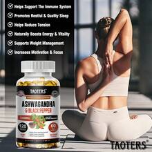Ashwagandha 1300 Mg With Black Pepper, High Absorption, Stress Response Support Formula, 120 Softgels - 1瓶 - 查看 6