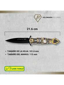 EstiloTendenciaLION TOOLS Navaja Tactica Supervivencia Manual Acero Inxidable CampismoCalidad PremiumVersióN Mejorada