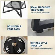 Dining Tables - Black - 47-inch - View 5