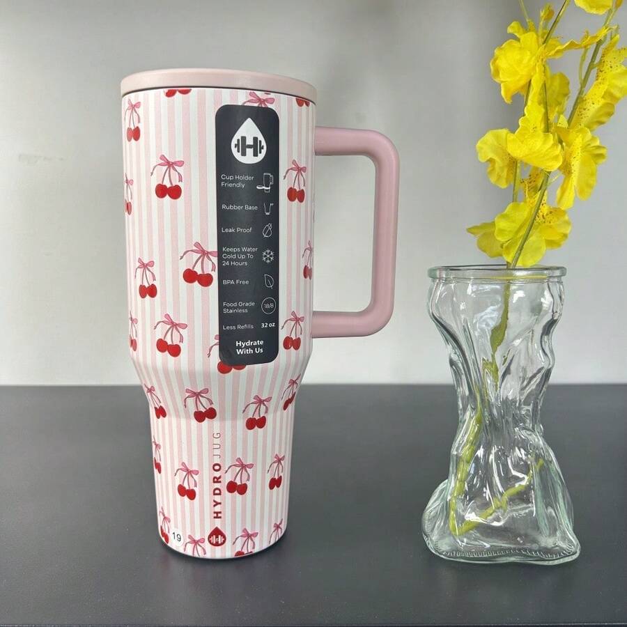 Hydro Traveler Water Bottle Leak-Proof, Insulated, Cup Holder 32oz Sweet - anh đào ngọt - Xem 1