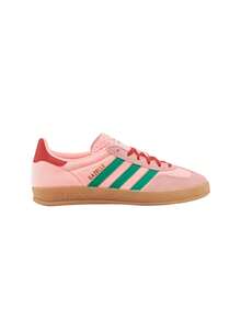 Adidas Gazelle室内女式运动鞋 粉色绿色 JI2713 - 球場綠/螢光粉/口香糖 - 查看 1