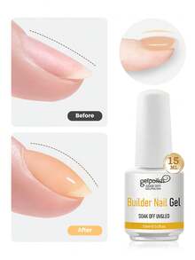 15ml Clear Building Nail Gel Nail Polish For Strengthener Gel Extension Gel Base Coat In A Bottle Soak Off Uv Led Gel Nail Extension - Clear - View 15