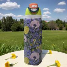 Owal'a  32oz Sports Water Bottle With Leak-Proof Design, Pop-Up Lid, And Carrying Handle For Easy Portability.  Suitable For Car Use And Available In Multiple Colors. Designed For Hydration Enthusiasts, Perfect For Fitness, Running, School, And As A Gift For Halloween, Thanksgiving, Or Christmas. A Stylish New Water Bottle. - 紫色 - 查看 5