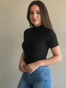 Simple None - สีดำ - ดู 3