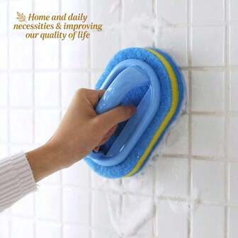 Esponja de limpeza multiuso, adequada para banheiro, cozinha e pisos. Limpa eficazmente a gordura em banheiras, azulejos, fogões e vidros.