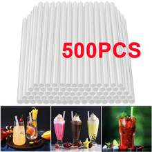Jumbo Smoothie Straws Extra Wide Boba Bubble Tea Drinking Straws - White - View 9