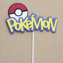 13Pcs 1Set Pokemon Cake Anime Figure Pikachu Party Happy Birthday Pokemon Cake Decoration Supplies Ornaments Boy Kids Gift(Randomness May Have Minor Flaws) - Multicolor - View 14