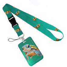 Animal Collection The Vertical Card Holder Horizontal Card Neck Strap Lanyards For Keys Keychain Badge Pass Hang Rope - Multicolor - View 23