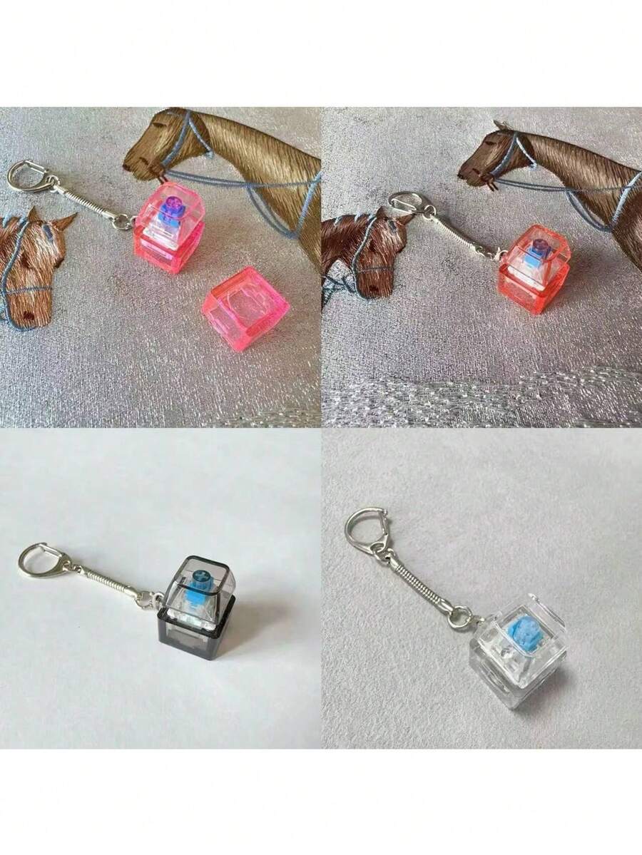 Thiết bị kiểm tra công tắc bàn phím giảm căng thẳng, PC cơ học, nút bấm giảm áp, móc khóa, túi đựng đồ chơi, quà tặng - Nhiều màu - Xem 1